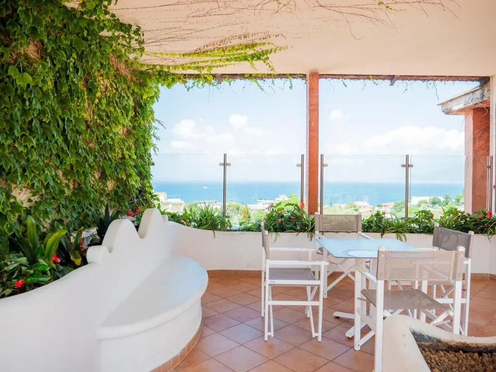 Terrace, Hotel Central, Naples