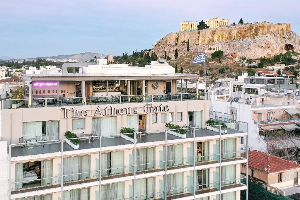 General view, The Athens Gate, Athens