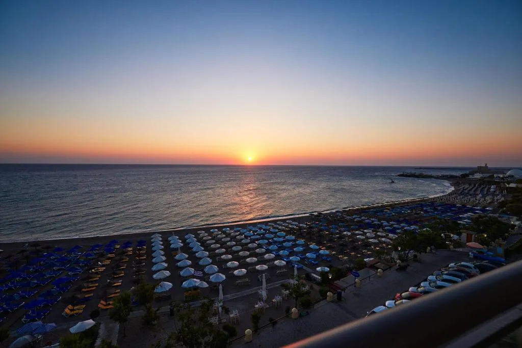 Terrace, Mediterranean Hotel, Rhodes