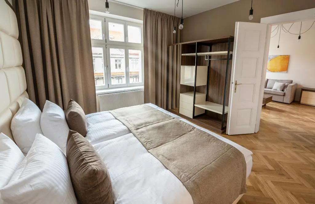 APARTMENT ONE BED Room, Letna Garden Suites, Prague