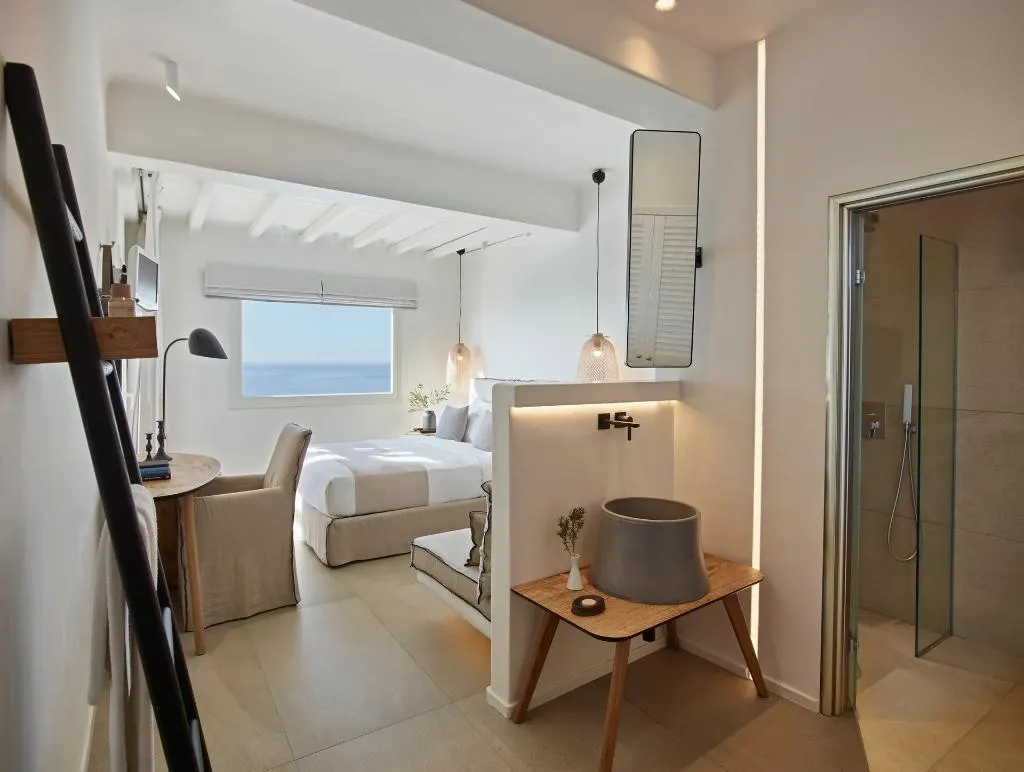 DOUBLE DELUXE SEA VIEW Room, Vencia Boutique Hotel, Mykonos
