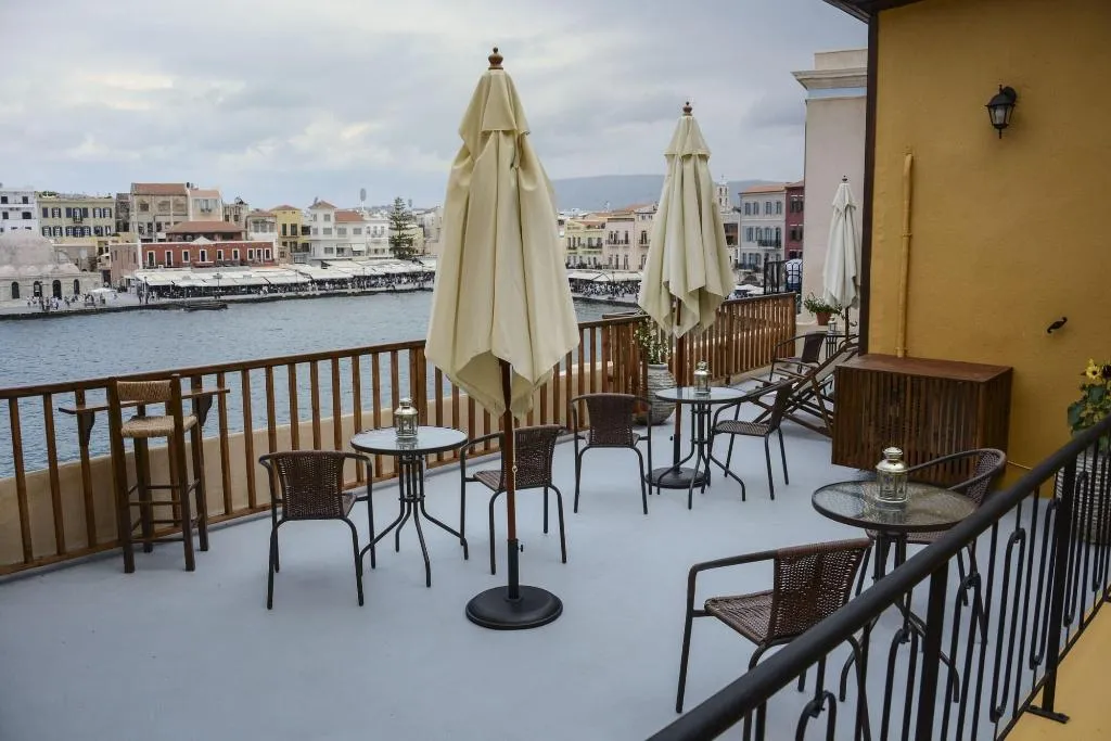 Terrace, Captain Vasilis Hotel, Crete
