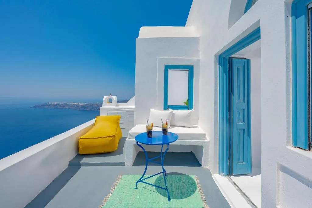 SUITE SEA VIEW WITH TERRACE Room, Sophia Luxury Suites, Santorini