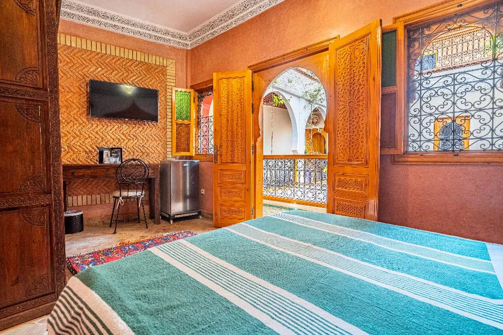 DOUBLE QUEEN SIZE BED Room, Riad Villa Sidi Baba, Marrakech