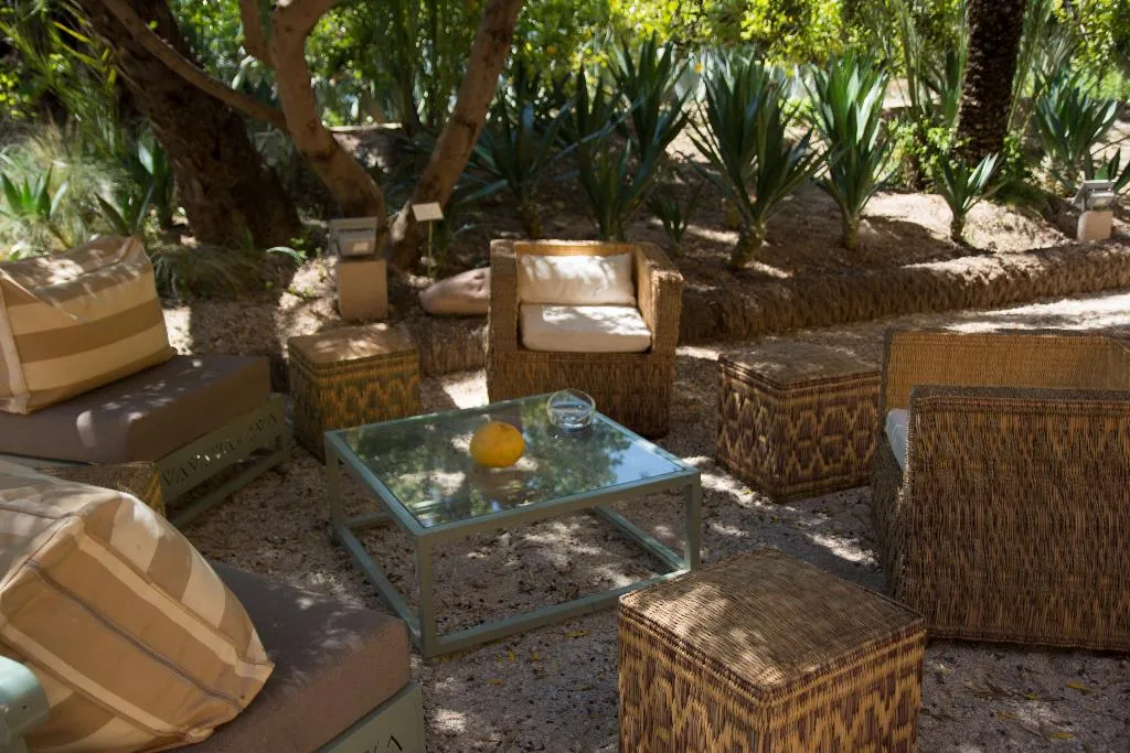 Terrace, Jnane Tamsna, Marrakech