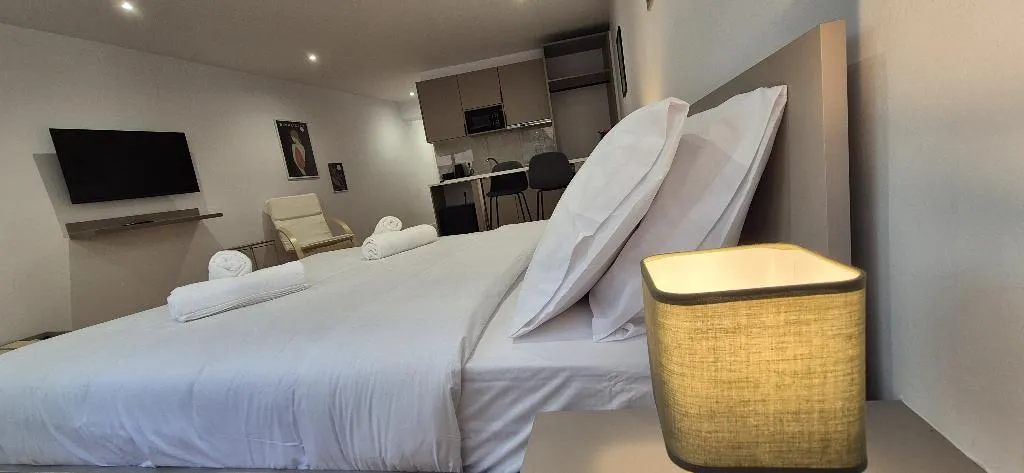 STUDIO DELUXE ONE BEDROOM Room, Figleaf Kypseli, Athens