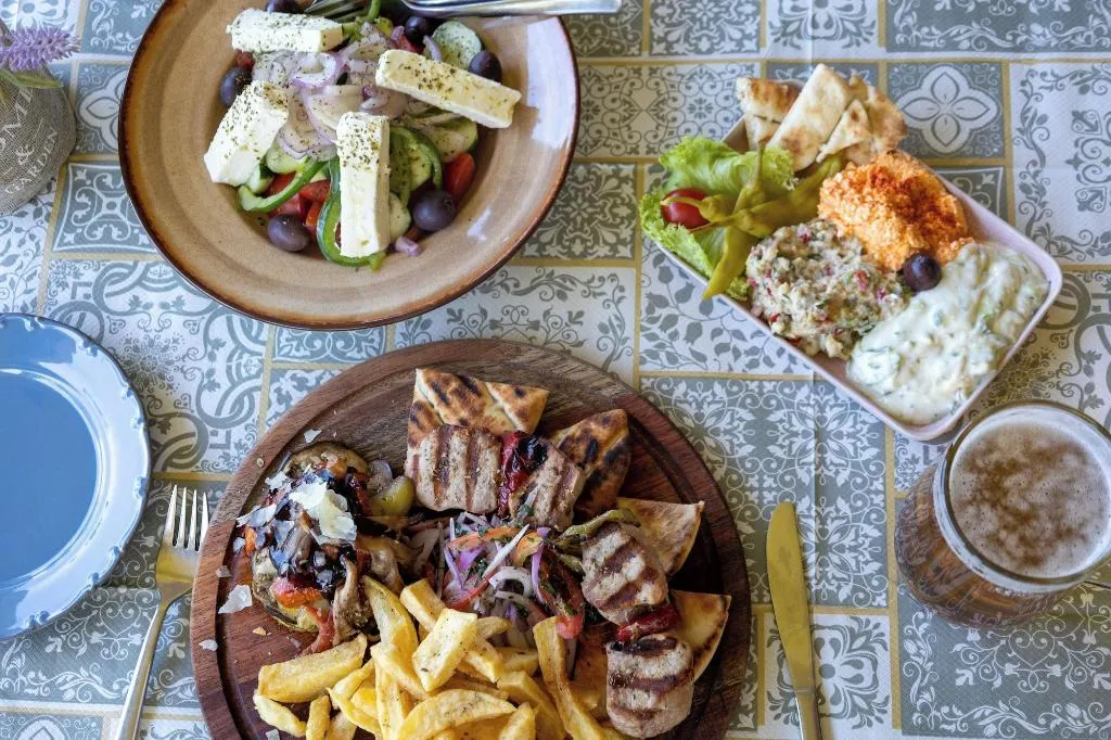 Restaurant, Venus Beach Hotel, Athens