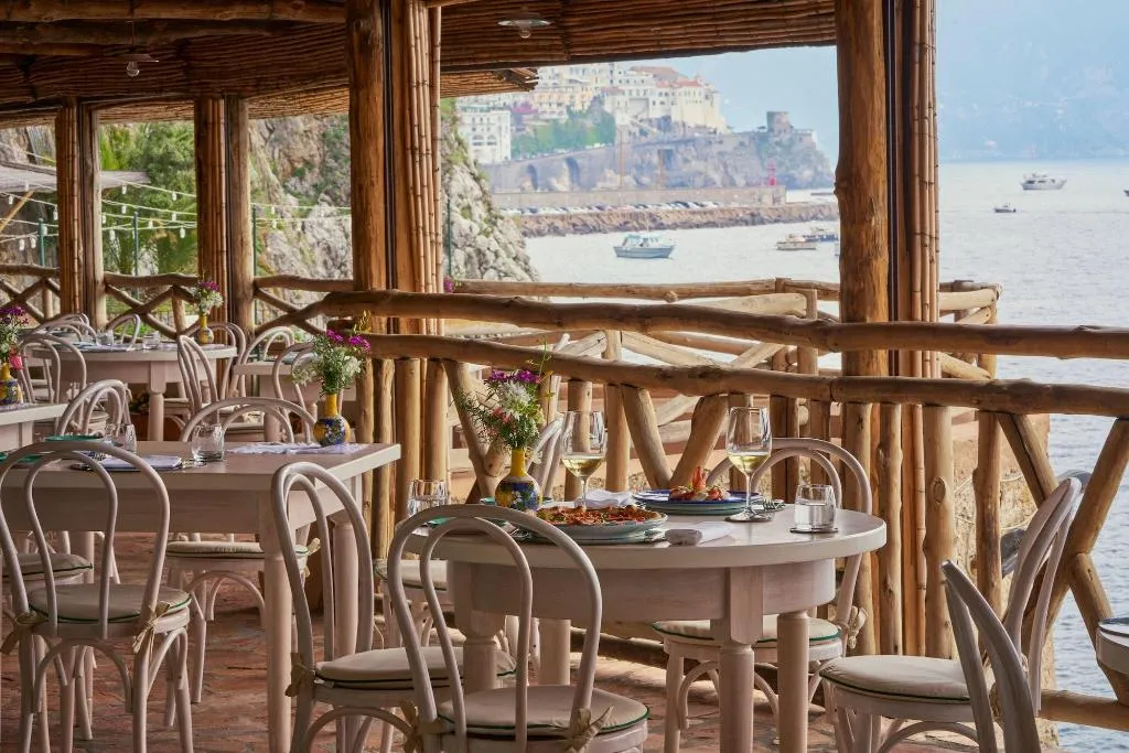 Restaurant, Hotel Santa Caterina, Naples