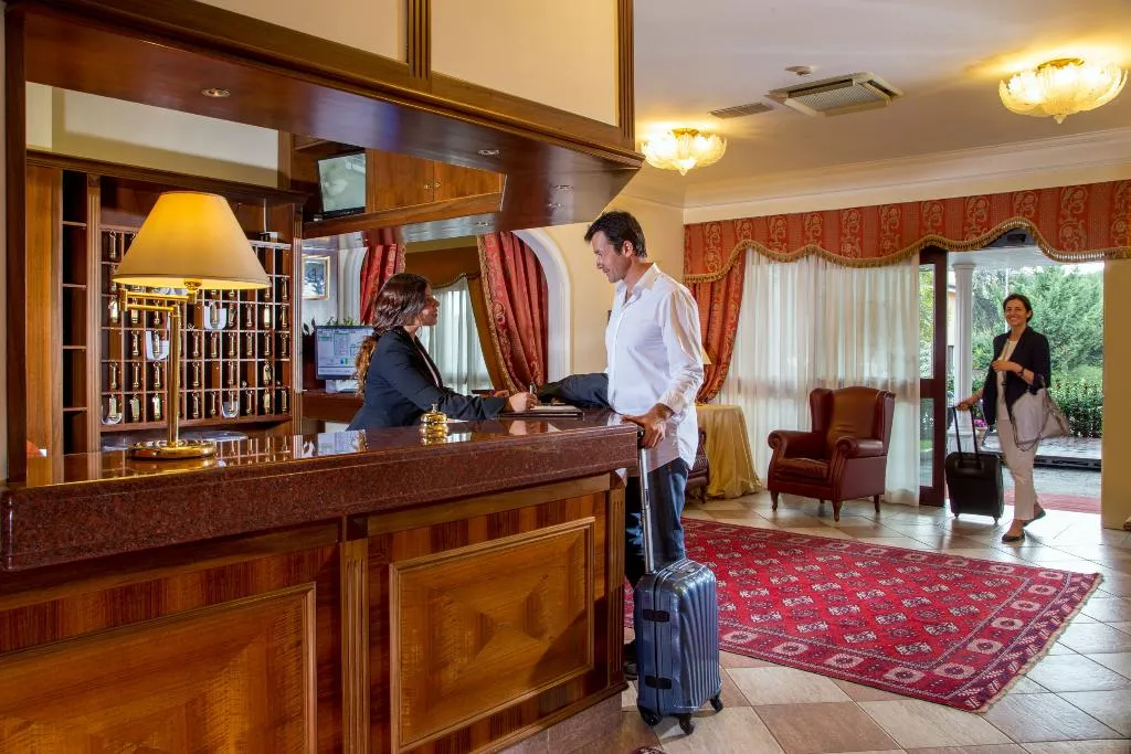 Lobby, Hotel Marini Park, Rome