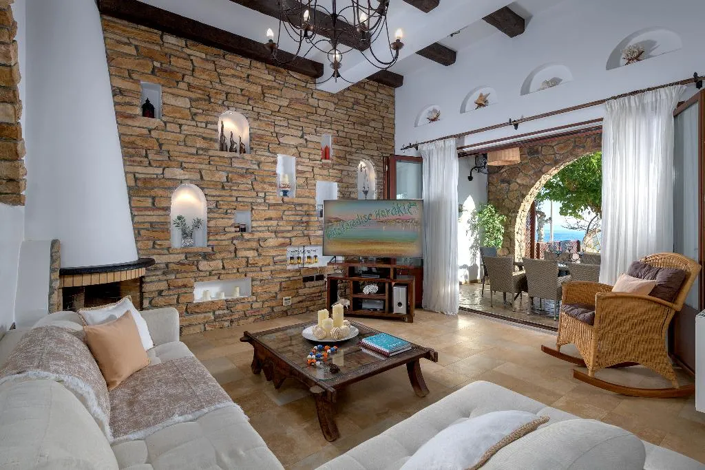 Lobby, Haraki Villa Paradise, Rhodes