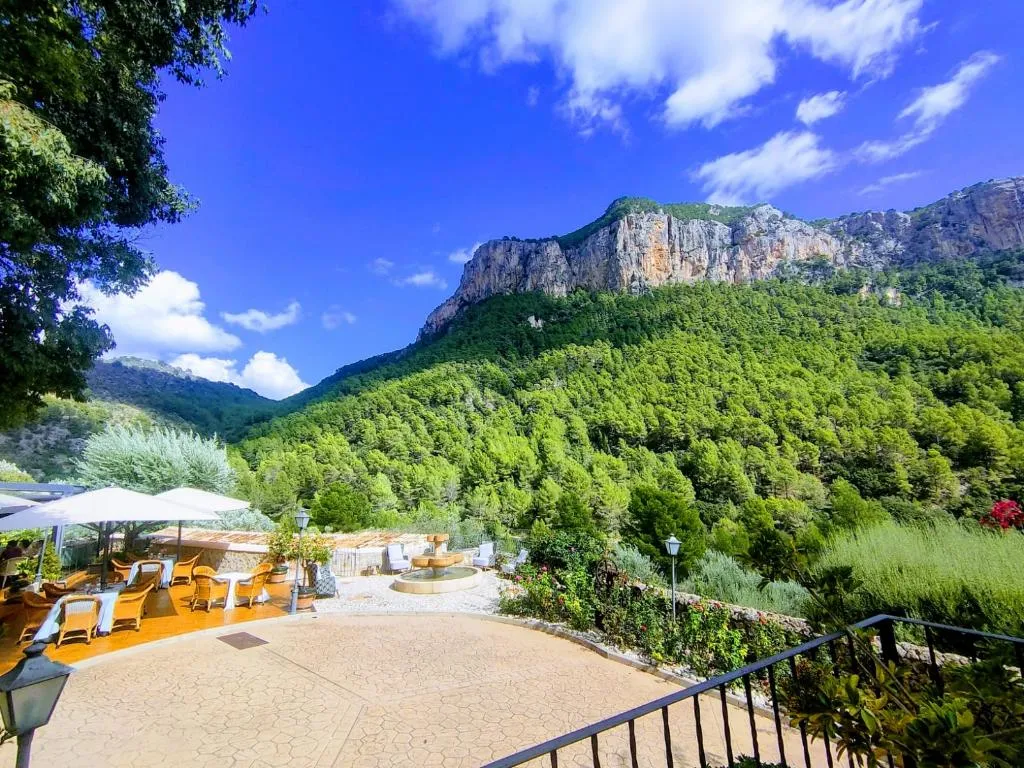 Terrace, Hotel Rural S'Olivaret, Majorca