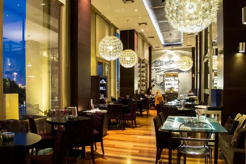Restaurant, GDM Megaron,Historical Monument Hotel, Crete