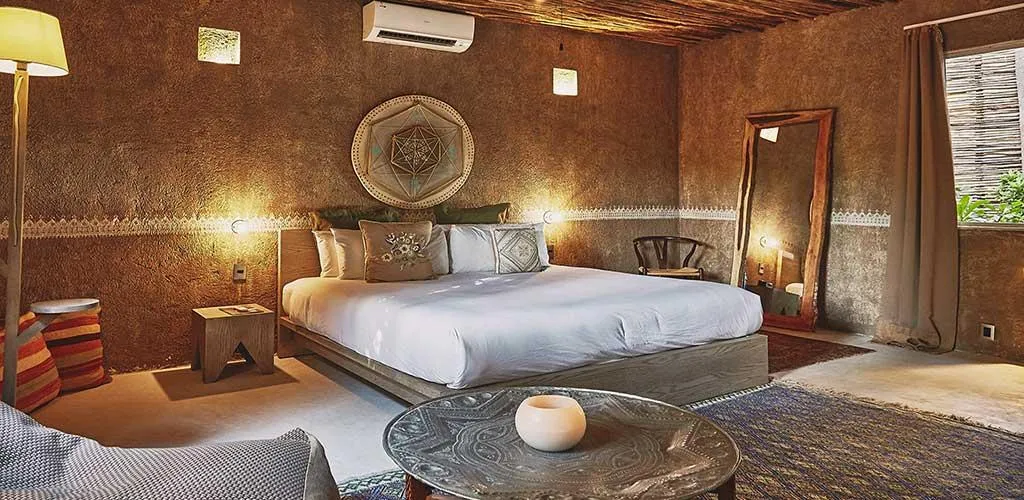 DOUBLE KING SIZE BED Room, Nômade Temple Tulum, Cancun Area