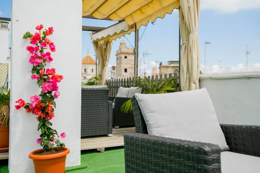 Terrace, Hotel Las Cortes De Cadiz, Costa De La Luz