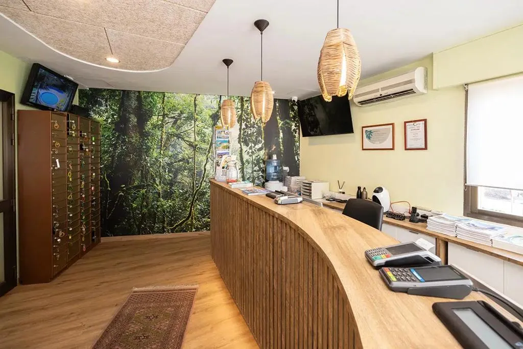 Lobby, Camping El Far, Costa Brava