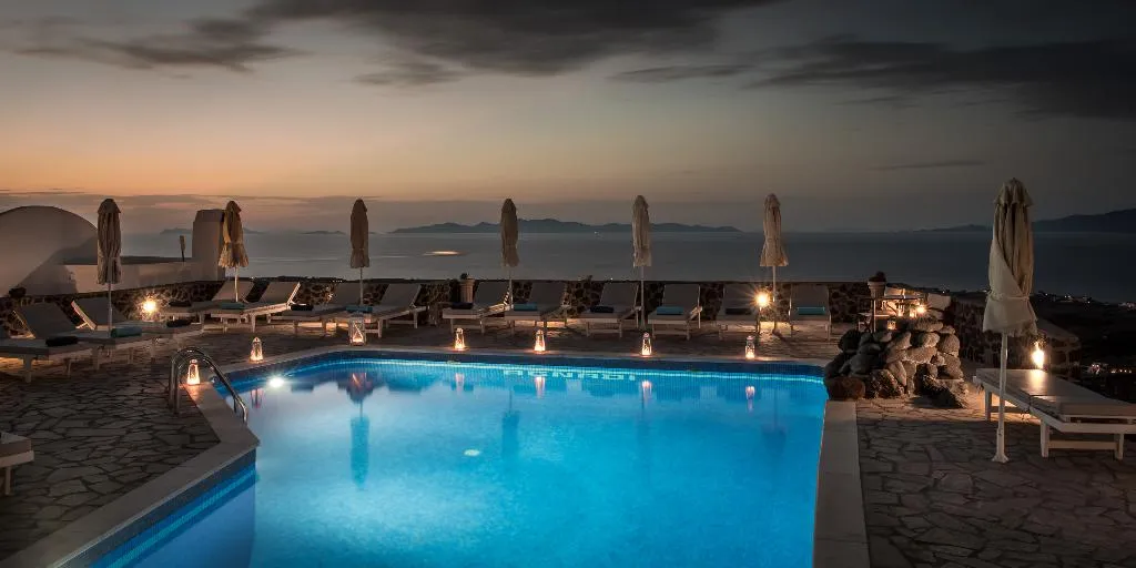 General view, Agnadi Villas, Santorini