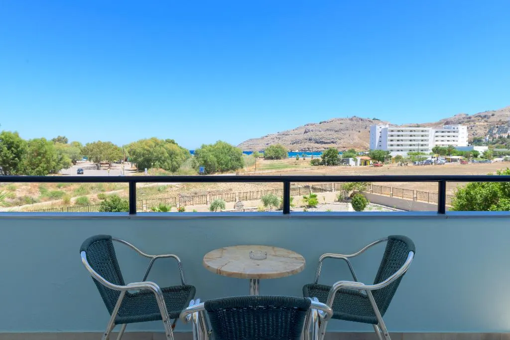 TRIPLE SEA VIEW Room, Vlycha Beach Studios, Rhodes
