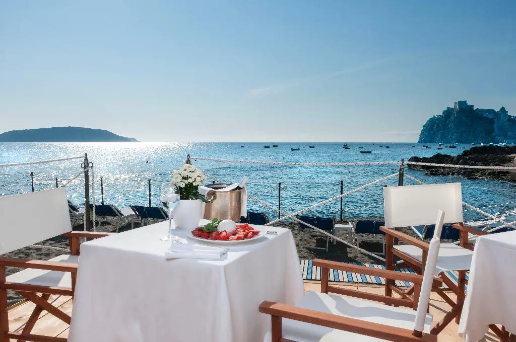 Terrace, Punta Molino Beach Resort & SPA, Naples