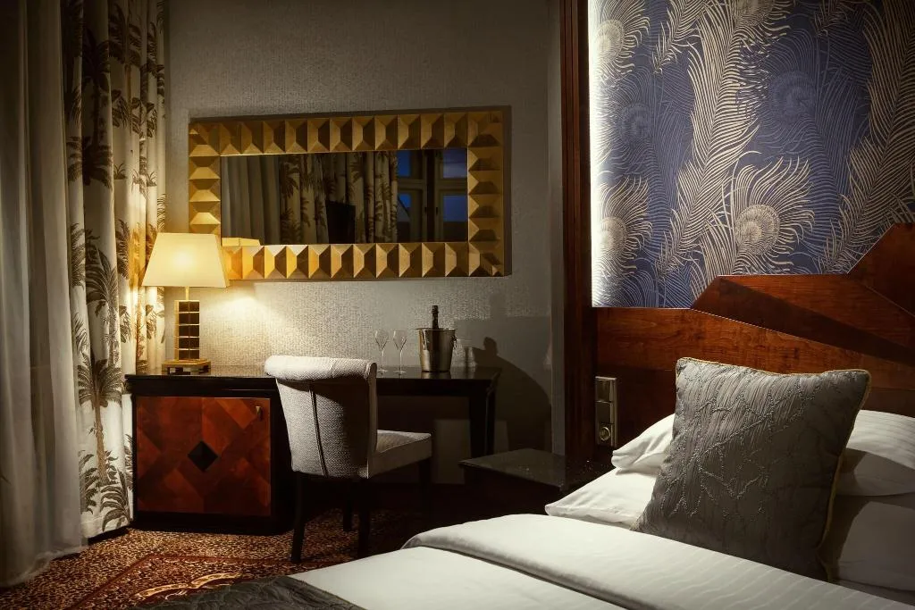 JUNIOR SUITE KING SIZE BED Room, Art Deco Imperial Hotel Prague, Prague