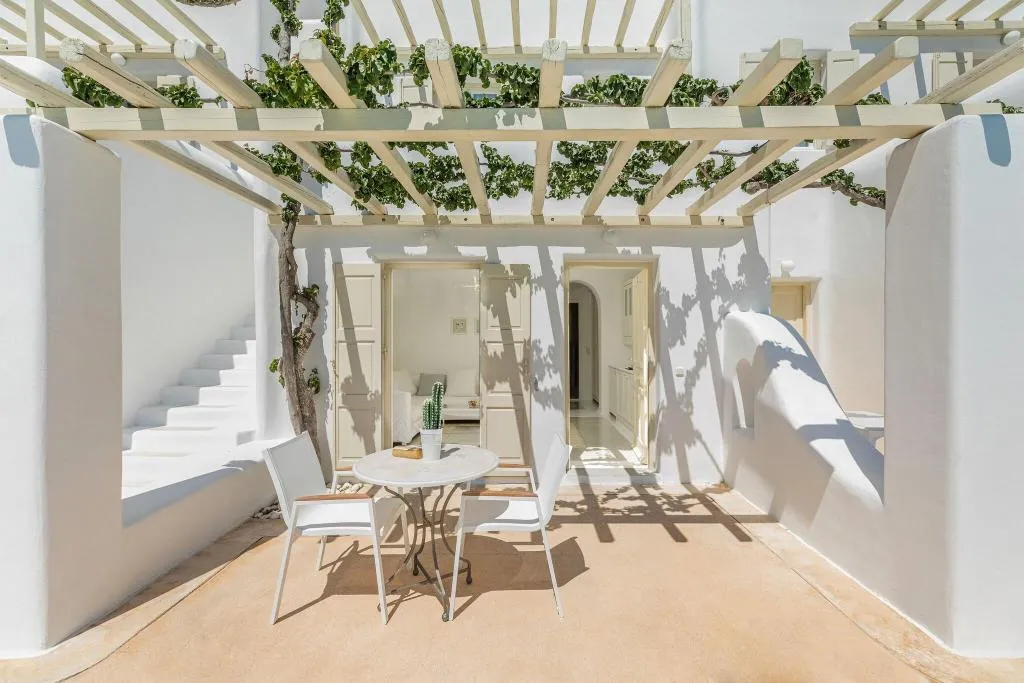 Terrace, Corfos Hotel, Mykonos