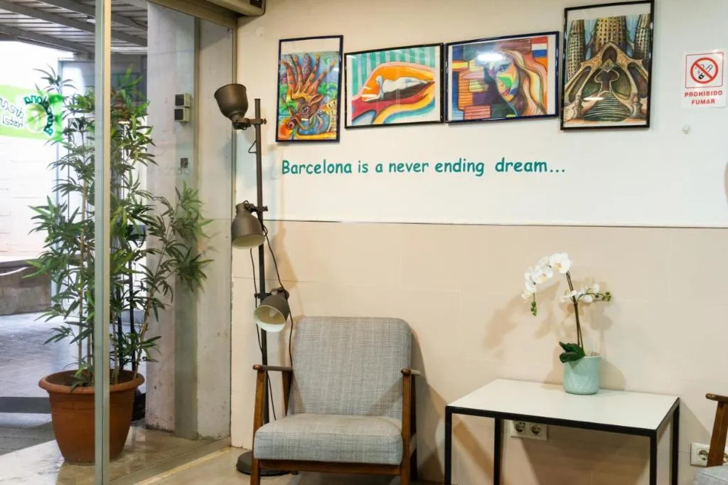 Lobby, Be Dream Hostel, Barcelona