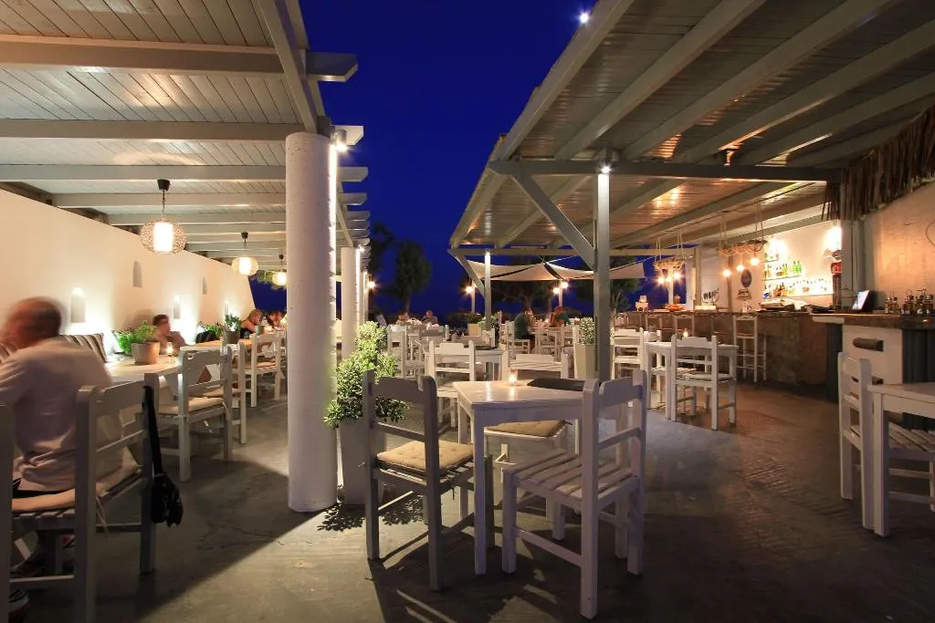 Restaurant, Sea View Beach Hotel, Santorini