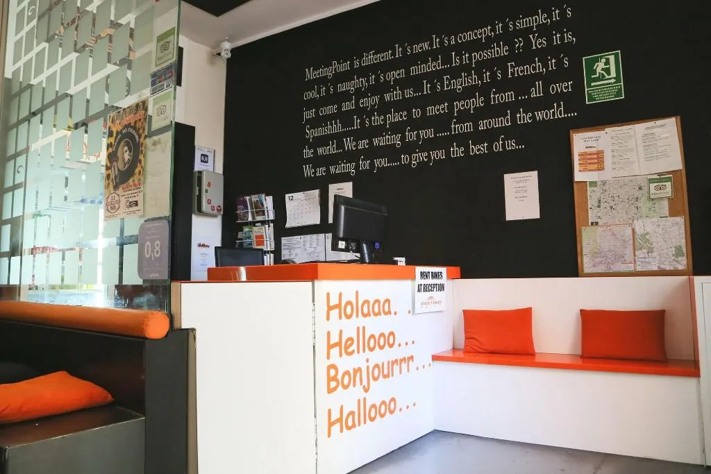 Lobby, Hostels Meetingpoint, Madrid