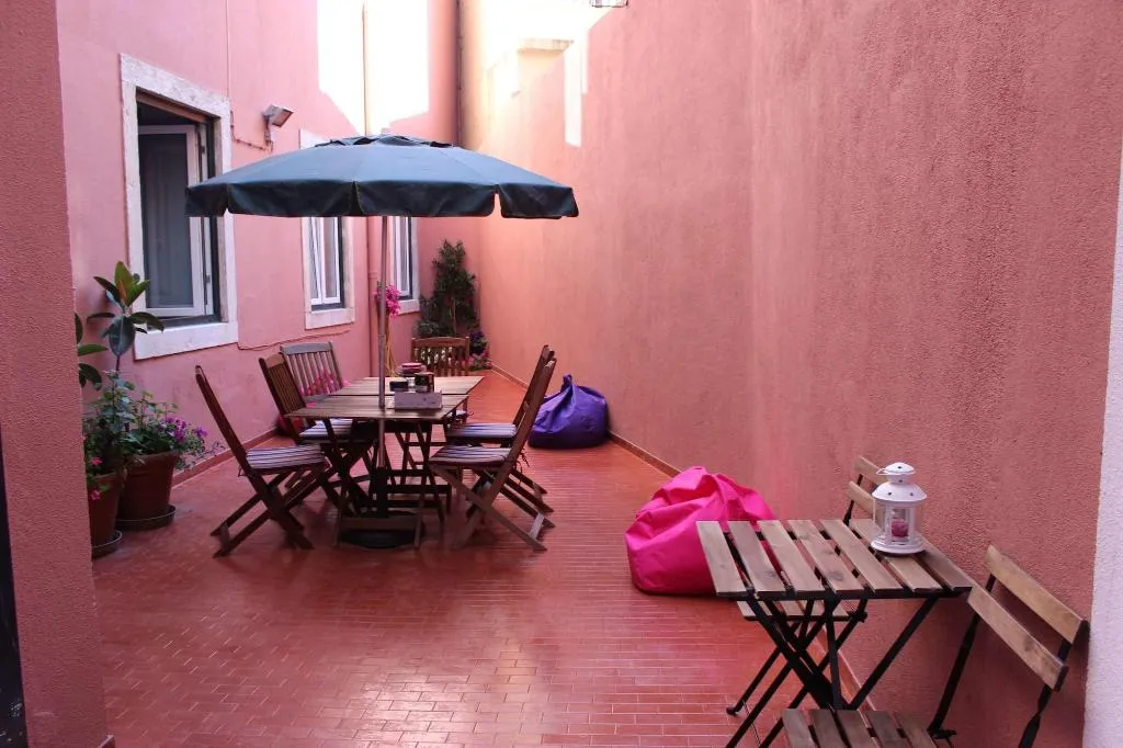 Terrace, Royal Prince Hostel, Lisbon