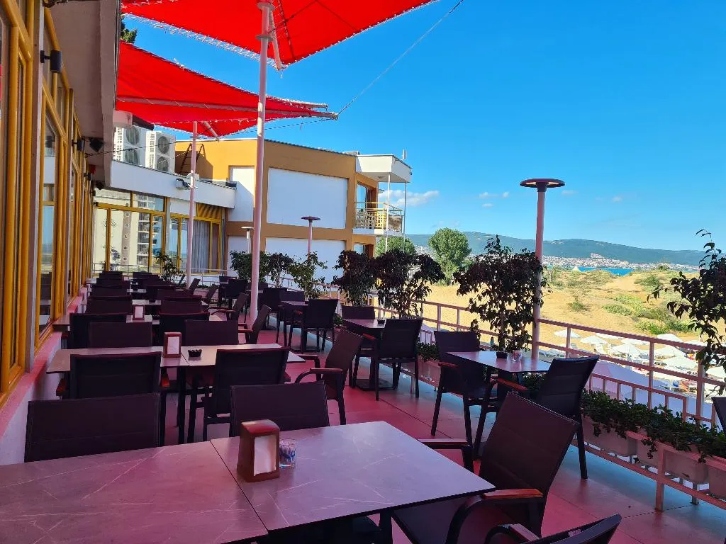 Terrace, Nessebar Beach hotel, Bourgas
