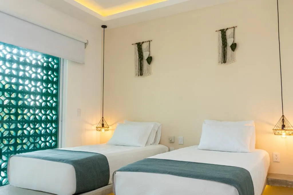 TWIN DELUXE Room, Kanté Hotel - Downtown Tulum, Cancun Area