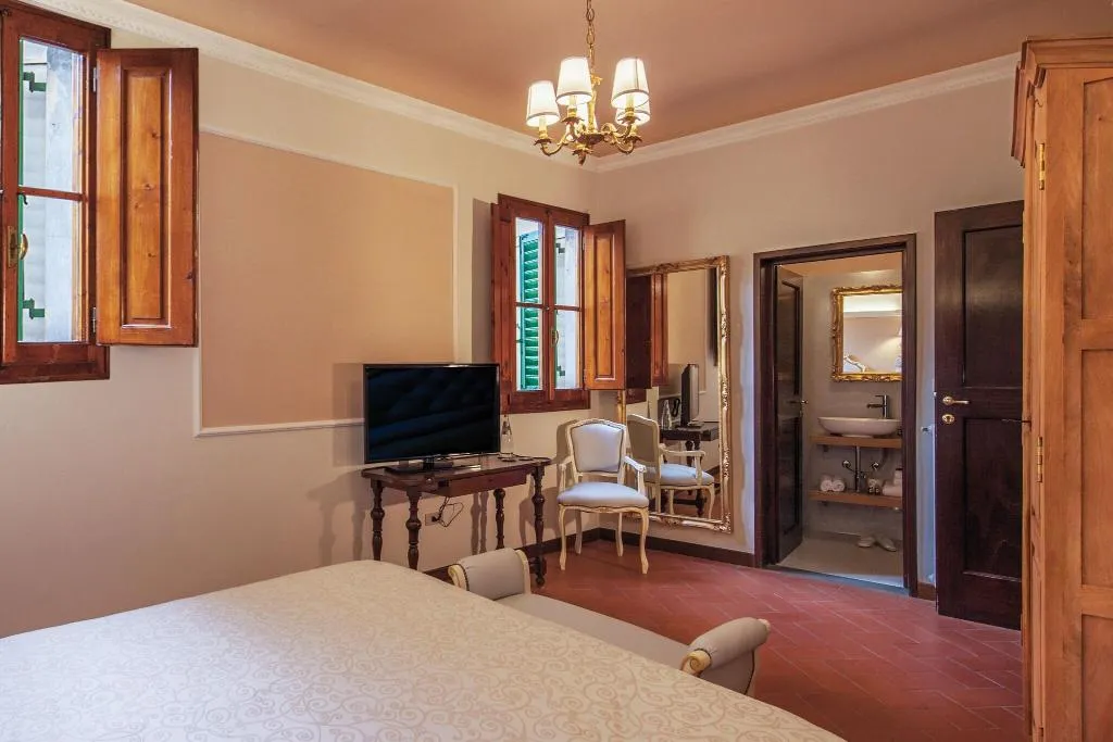 DOUBLE QUEEN SIZE BED Room, Art Hotel Villa Agape, Florence