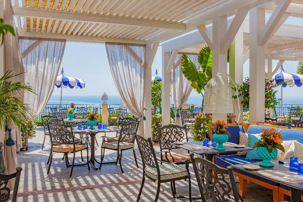 Restaurant, Grand Hotel San Pietro, Taormina