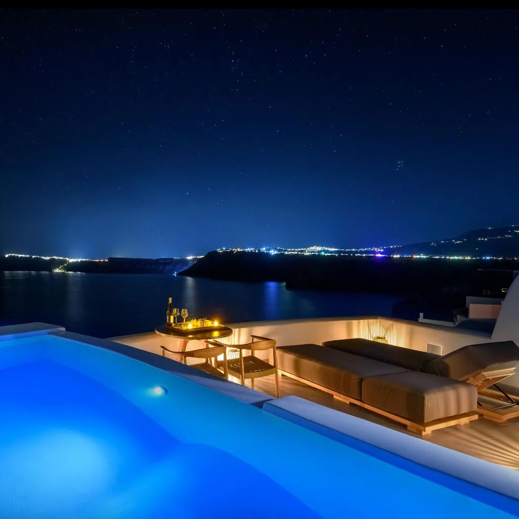 Room, Avatar Suites, Santorini