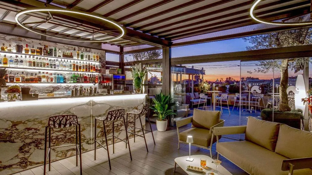 Bar, Monti Palace Hotel, Rome