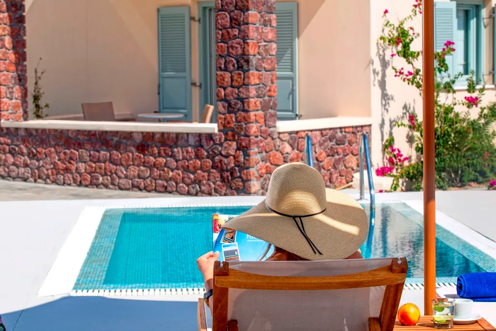 SUITE WITH PRIVATE POOL Room, Astro Palace, Santorini