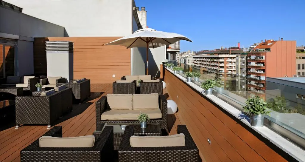 Terrace, Sercotel Amister Art Hotel, Barcelona