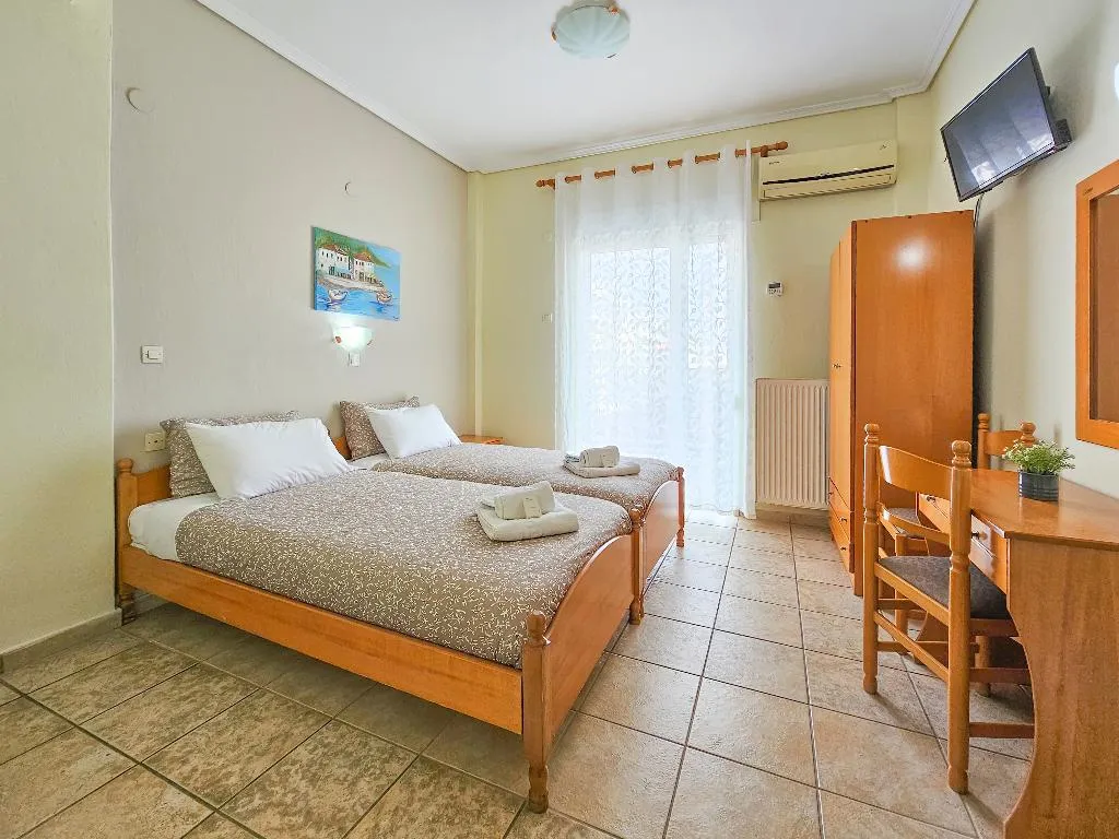 TWIN WITH BALCONY Room, Lucia Hotel Paralia, Thessaloniki