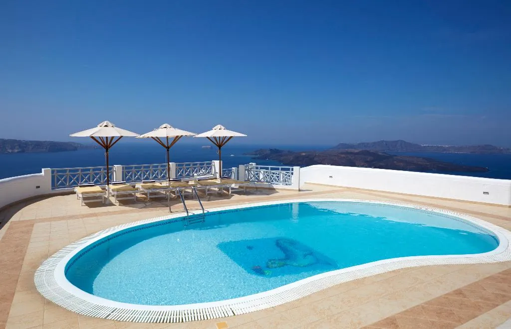 General view, Volcano View Hotel, Santorini