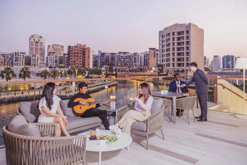 Terrace, Pavilion Hotel Al Jaddaf - Managed By Nooa, Dubai