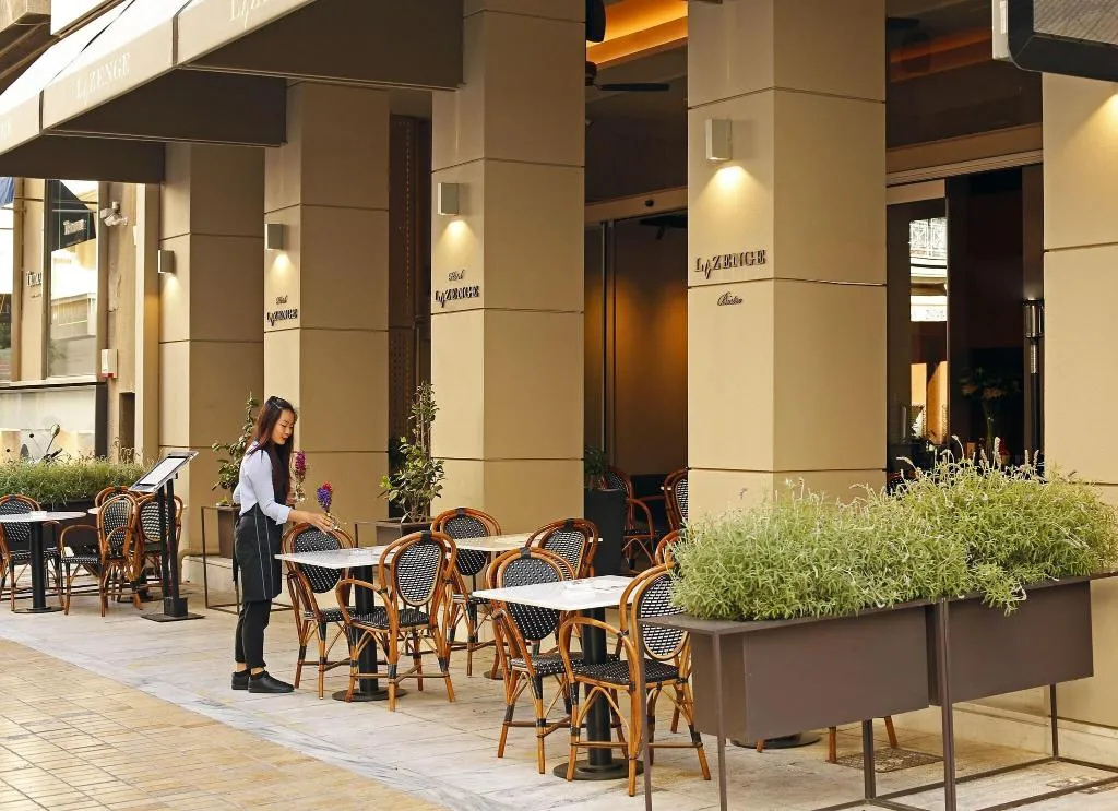 General view, Lozenge Hotel, Athens