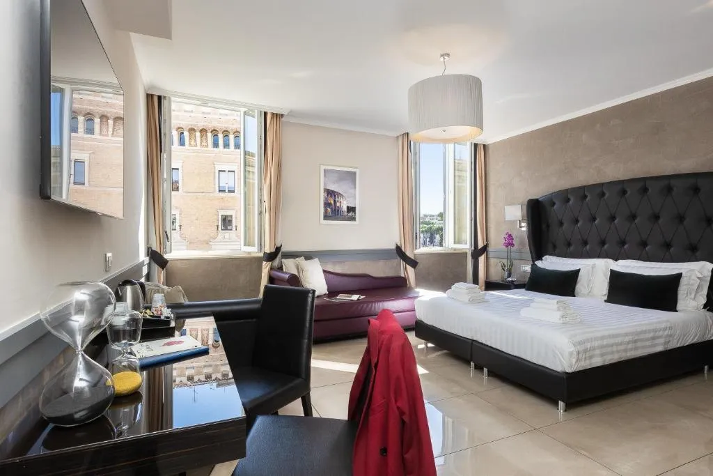 TRIPLE DELUXE WITH VIEWS Room, Hotel Castellino Roma, Rome
