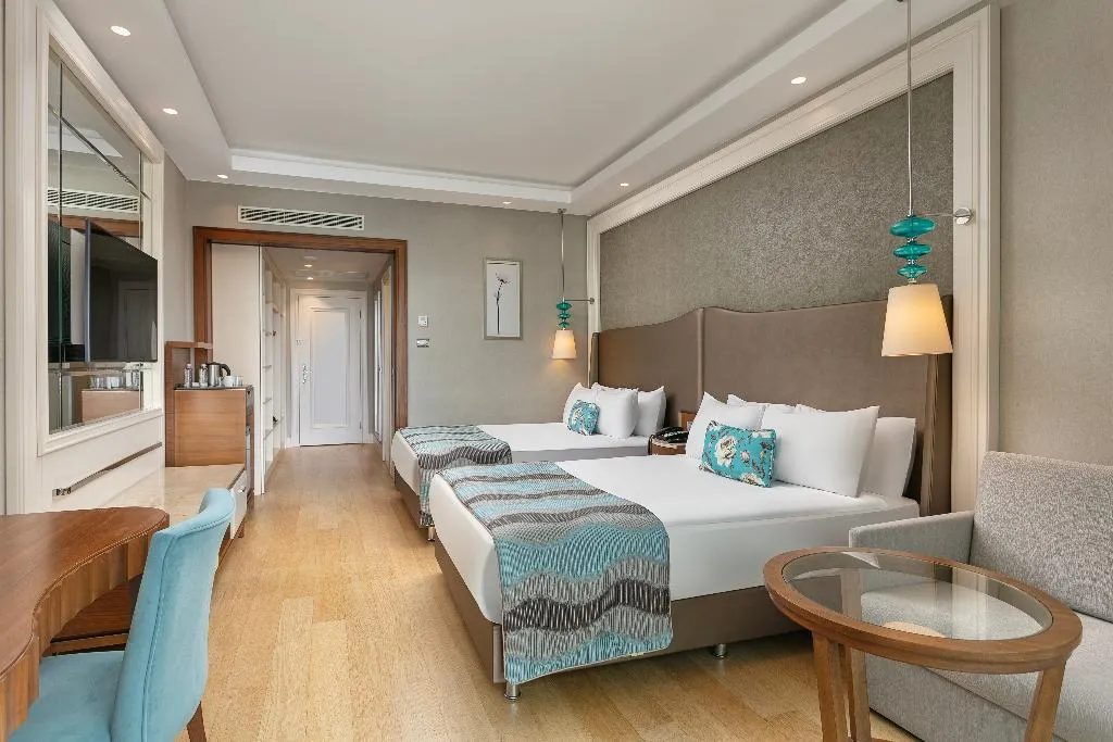 DOUBLE SINGLE USE LAND VIEW Room, Titanic Deluxe Golf Belek, Antalya