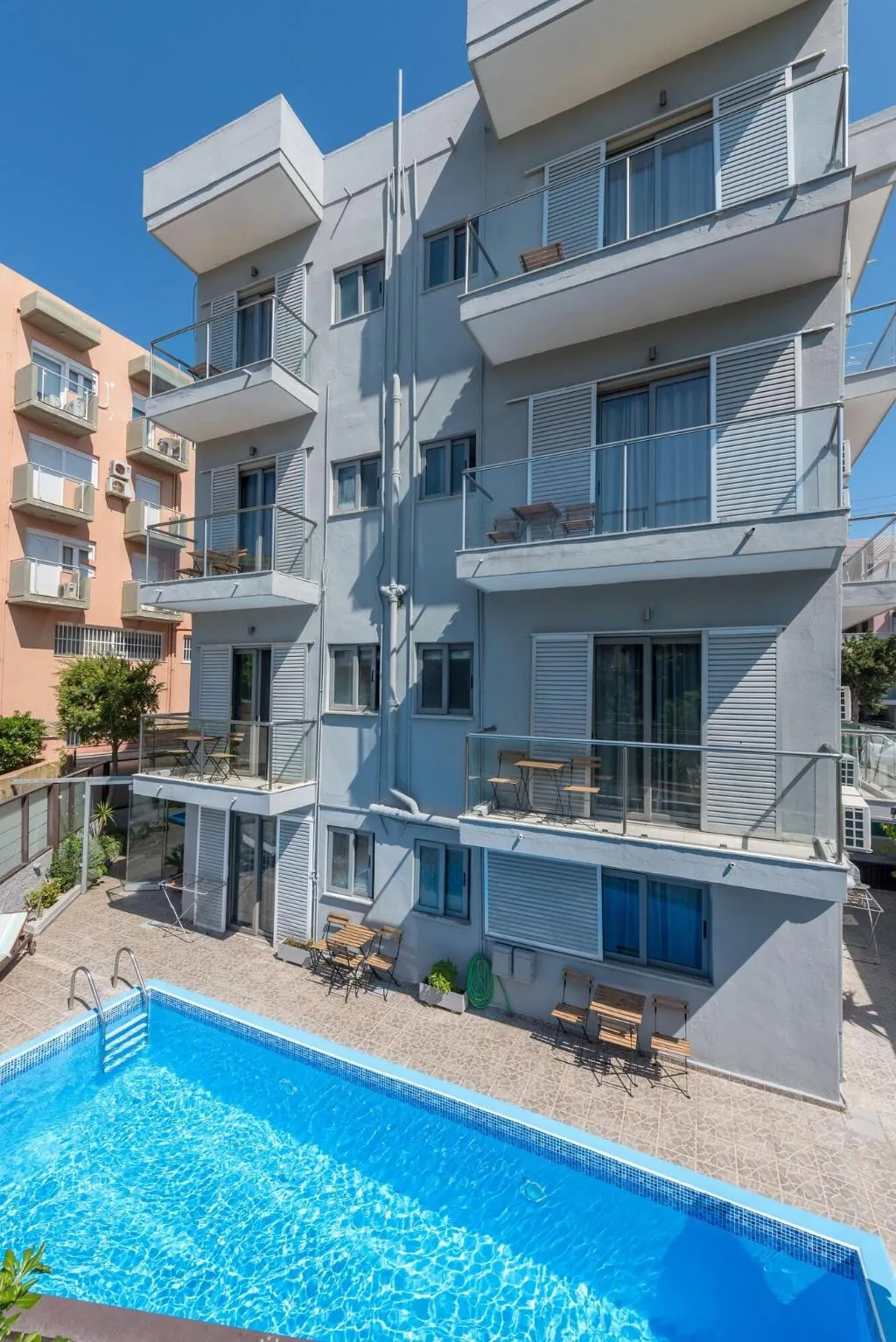 General view, 7 Palms Hotel Apartments, Rhodes