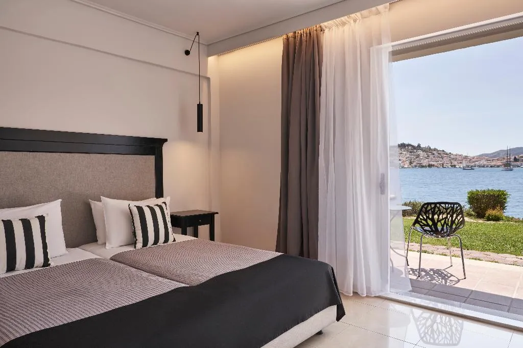 Double or Twin CLASSIC SEA VIEW Room, Xenia Poros Image, Athens