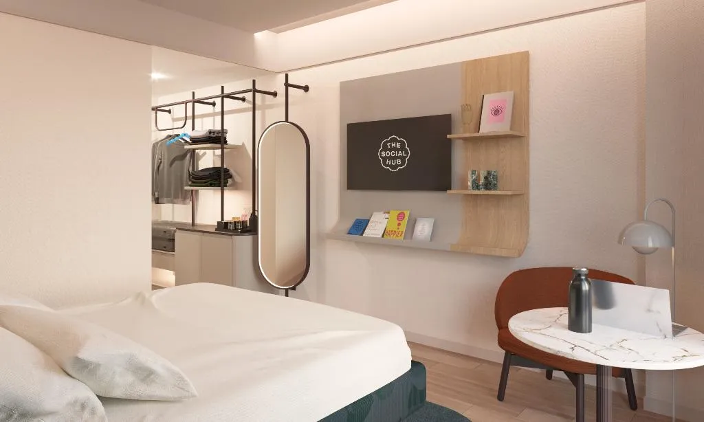 DOUBLE DELUXE Room, The Social Hub Barcelona Poblenou, Barcelona