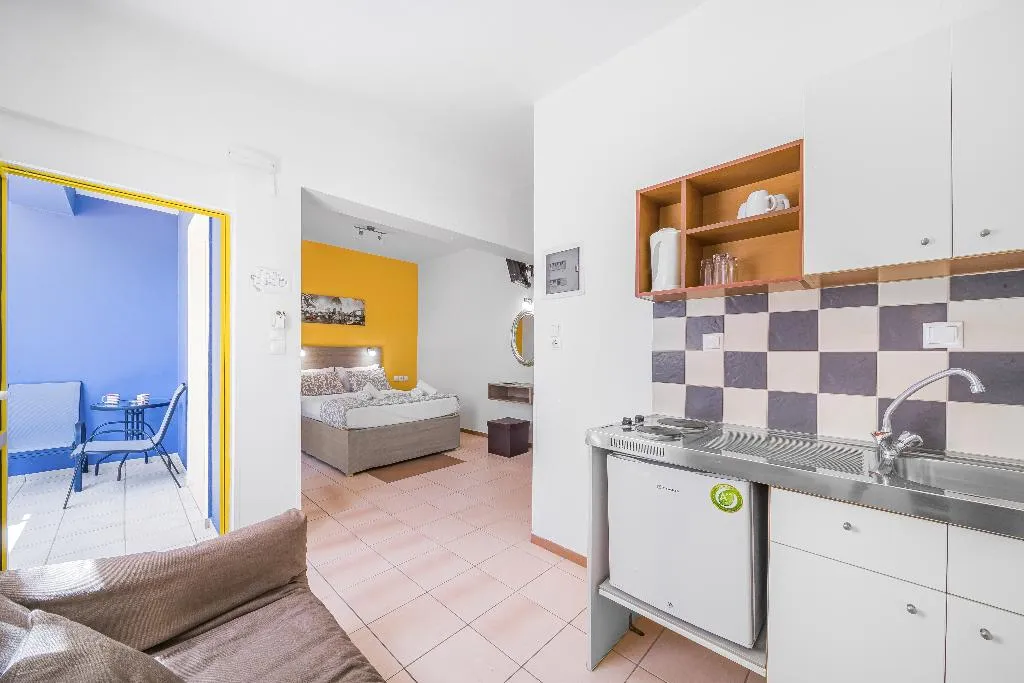 STUDIO SUPERIOR CAPACITY 3 Room, Happy Days Studios, Crete