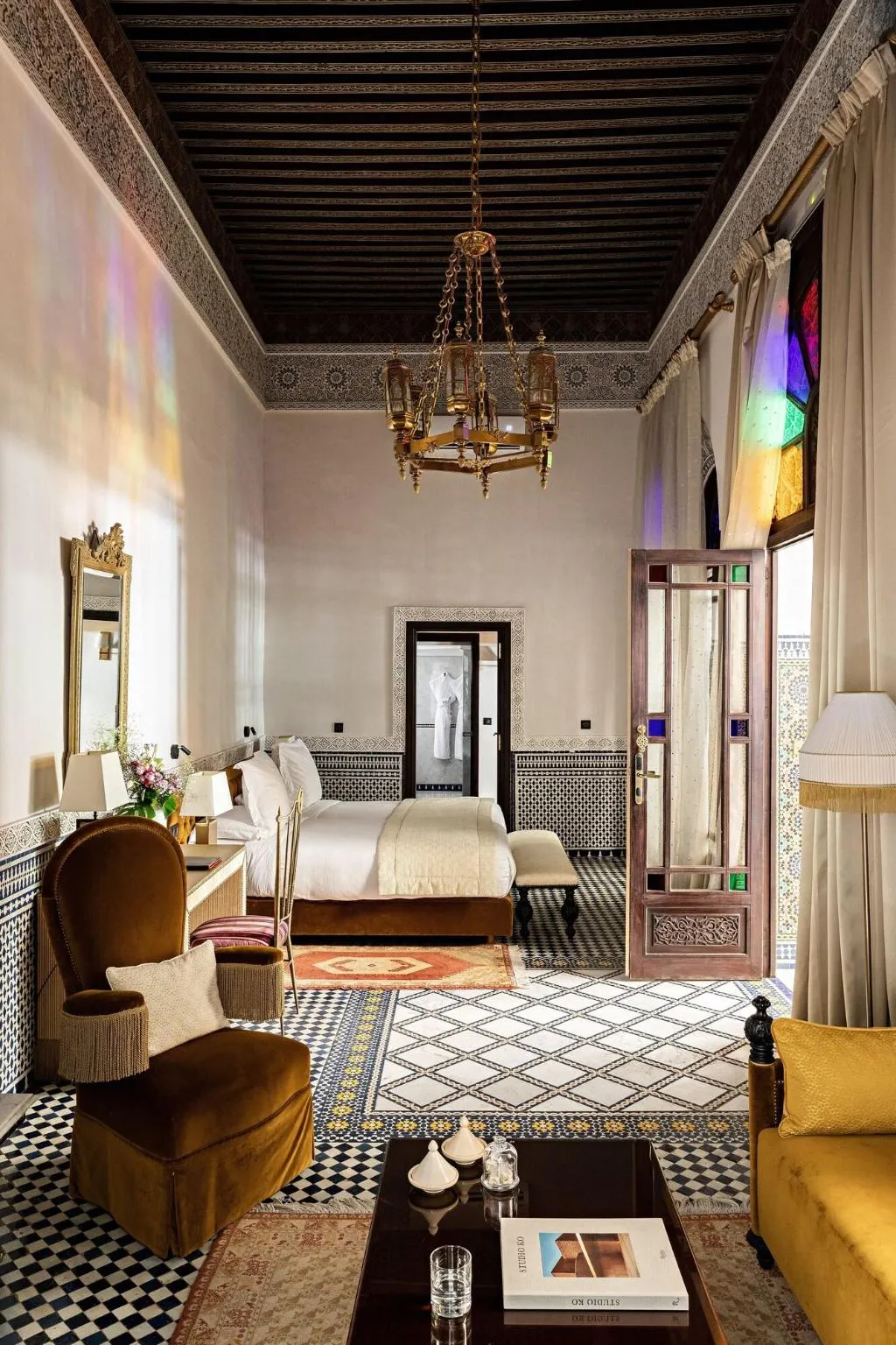 SUITE KING SIZE BED Room, Riad Fes Relais et Cháteaux, Fez