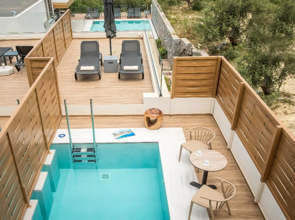 Double or Twin DELUXE WITH PRIVATE POOL Room, Casa Blu Boutique Hotel "by Checkin" Adults Only, Crete