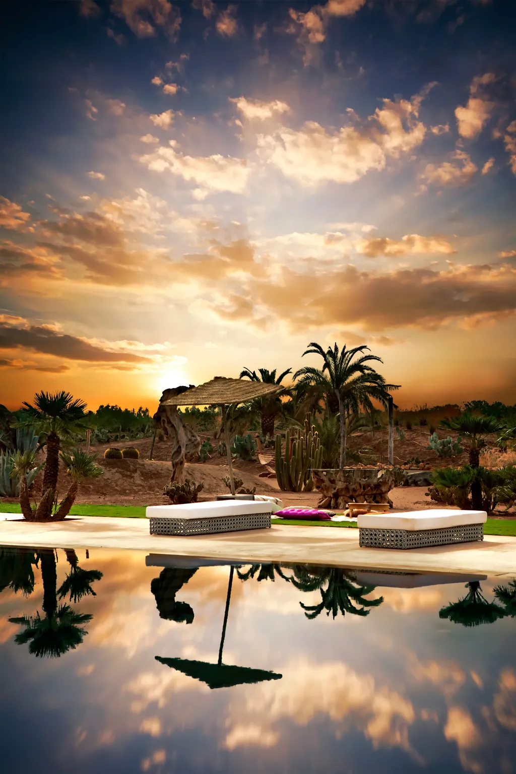 Terrace, Fellah Hotel, Marrakech