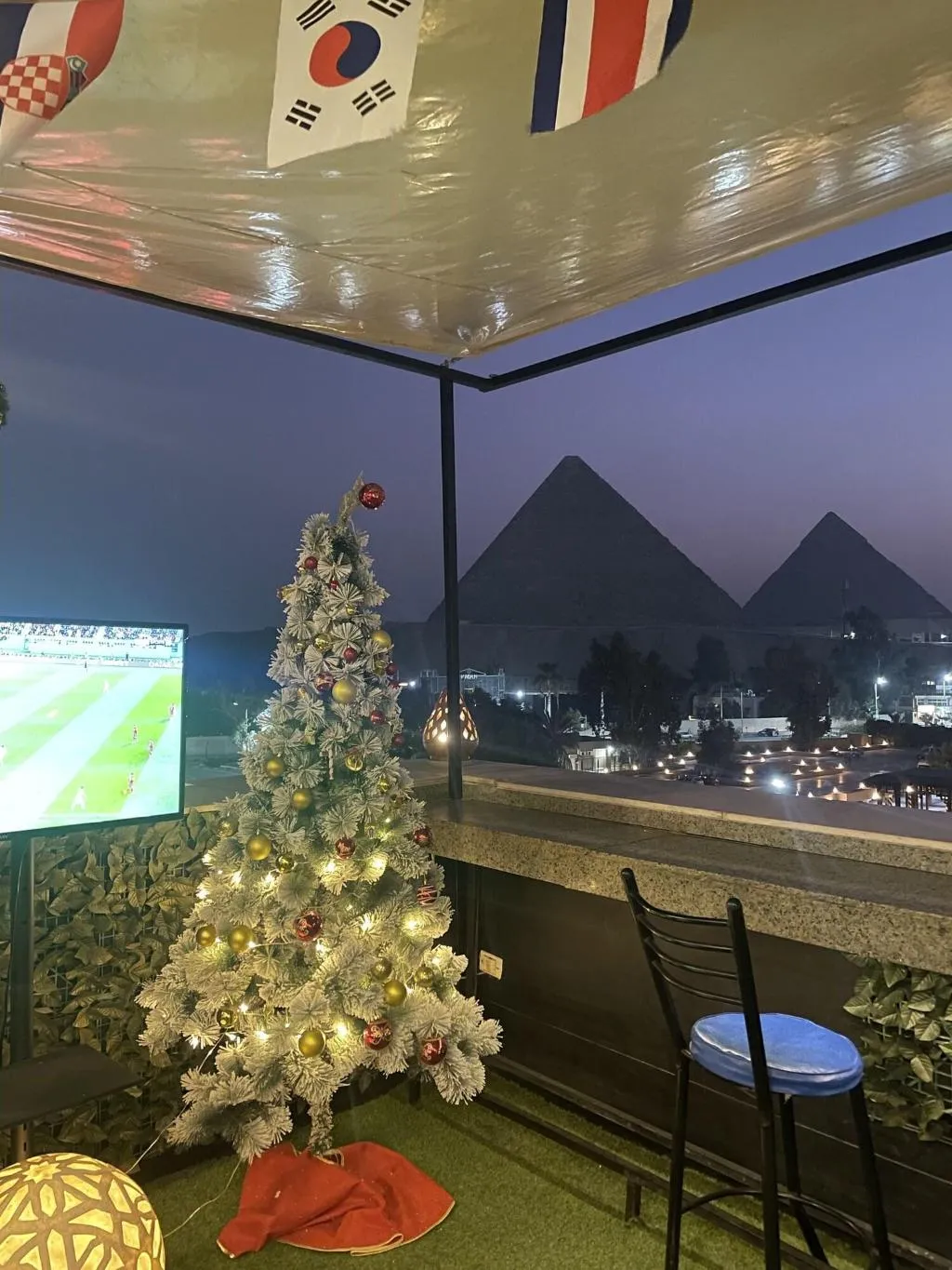 Restaurant, Turquoise Pyramids Hotel, Cairo
